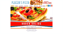 Desktop Screenshot of chicagoplazziospizza.com